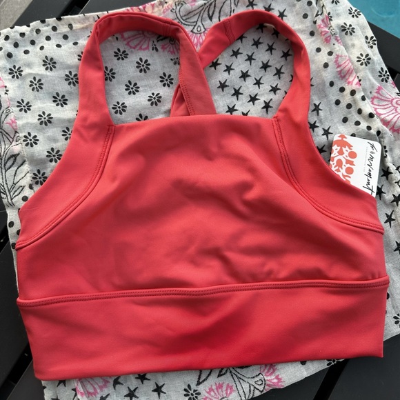 Free People NEW Sports Bra XS, Cayenne - Picture 4 of 5